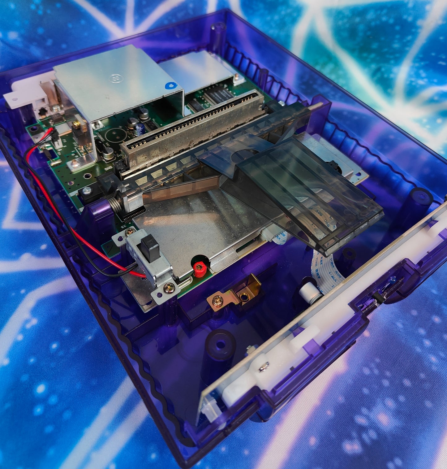 Refurbished Transparent Purple SNES w/ bluetooth