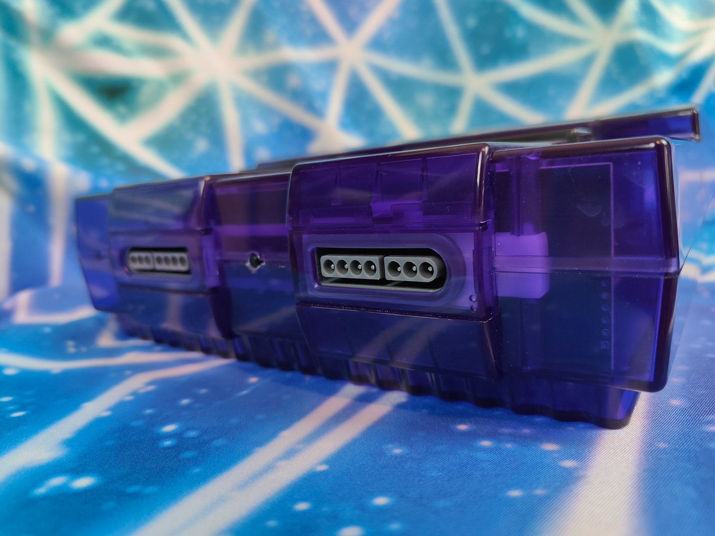 Refurbished Transparent Purple SNES w/ bluetooth